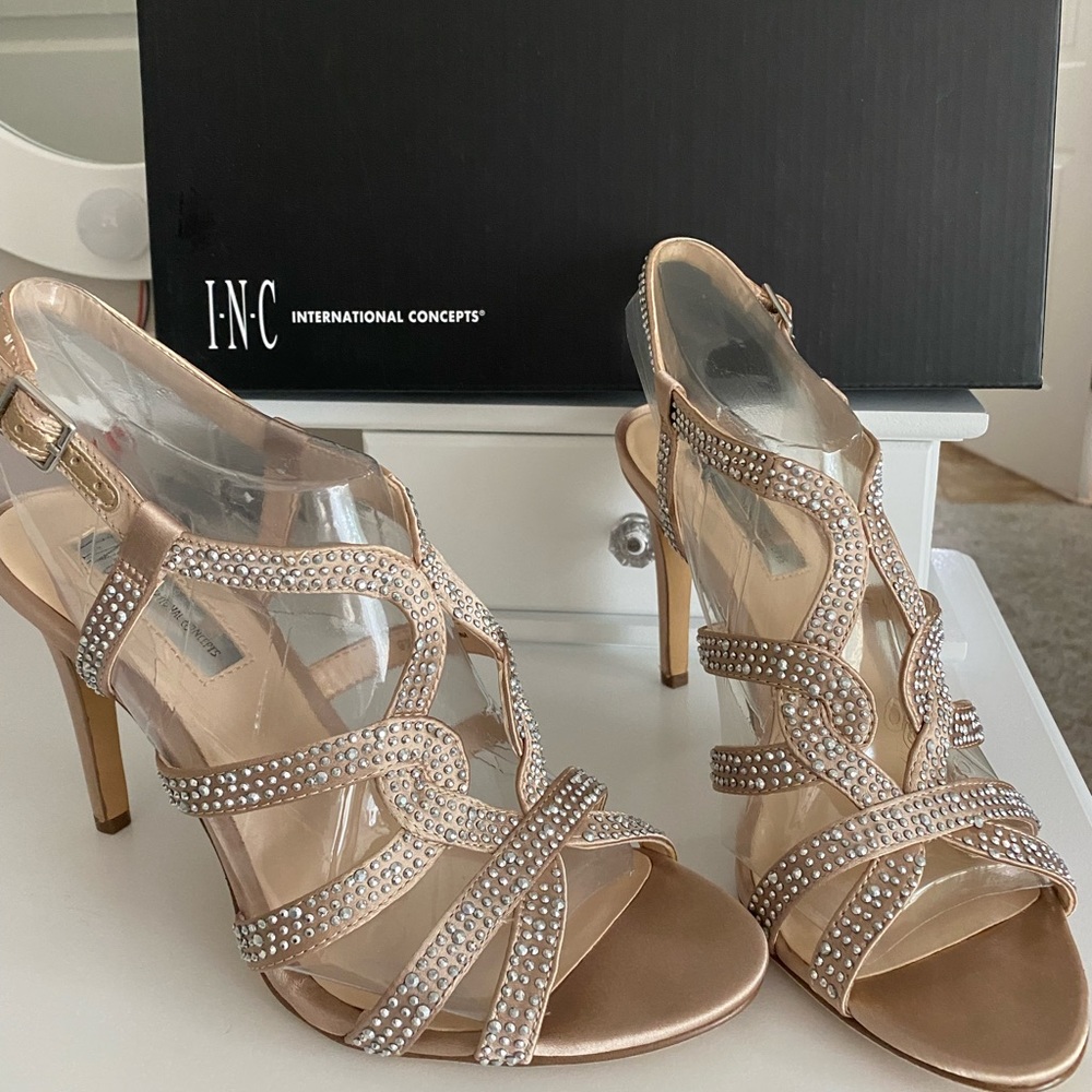 Inc-International Concepts Randiibis Heels-Bisque